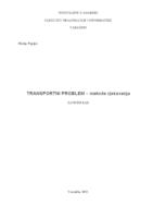prikaz prve stranice dokumenta Transportni problem - metode rješavanja