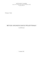 prikaz prve stranice dokumenta Metode organizacijskog projektiranja