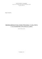 prikaz prve stranice dokumenta Reinženjering poslovnih procesa i kvaliteta u suvremenim organizacijama 