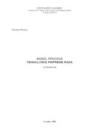 prikaz prve stranice dokumenta Model procesa tehnološke pripreme rada