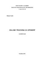 prikaz prve stranice dokumenta On-line trgovina za OpenERP