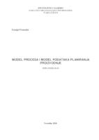 prikaz prve stranice dokumenta Model procesa i model podataka planiranja proizvodnje