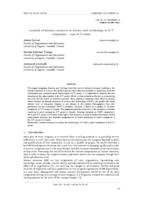prikaz prve stranice dokumenta Analysis of Human Resources in Science and Technology in ICT Companies–Case of Croatia