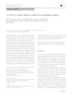 prikaz prve stranice dokumenta A review of energy efficiency label of street lighting systems