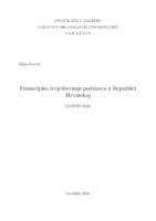 prikaz prve stranice dokumenta FINANCIJSKO IZVJEŠTAVANJE PODUZEĆA U REPUBLICI HRVATSKOJ