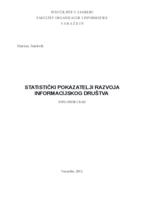 prikaz prve stranice dokumenta Statistički pokazatelji razvoja informacijskog društva