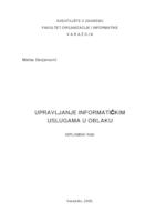 prikaz prve stranice dokumenta Upravljanje informatičkim uslugama u oblaku