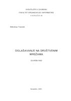 prikaz prve stranice dokumenta Oglašavanje na društvenim mrežama