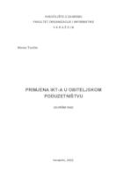 prikaz prve stranice dokumenta Primjena IKT-a u obiteljskom poduzetništvu