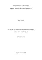 prikaz prve stranice dokumenta Utjecaj zaleđivanja zrakoplova na letačke operacije