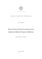 prikaz prve stranice dokumenta Road Traffic State Classification Based on Speed Transition Matrix