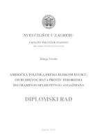 prikaz prve stranice dokumenta Američka politika prema Bliskom istoku: od Bushovog rata protiv terorizma do Obaminog selektivnog angažmana