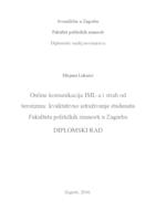 prikaz prve stranice dokumenta Online komunikacija Isil-a i strah od terorizma: kvalitativno istraživanje studenata Fakulteta političkih znanosti u Zagrebu