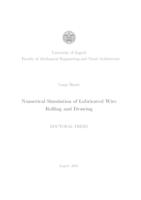 prikaz prve stranice dokumenta Numerical simulation of lubricated wire rolling and drawing