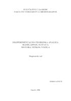 prikaz prve stranice dokumenta Eksperimentalno-teorijska analiza rashladnog sustava motora teškog vozila