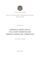 prikaz prve stranice dokumenta Numerical modelling of pollutant formation and removal during fuel combustion