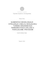 prikaz prve stranice dokumenta Numeričko modeliranje strujanja u maloj aksijalnoj turbini organskoga Rankineovoga ciklusa s parcijalnim privodom