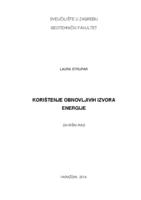 prikaz prve stranice dokumenta Korištenje obnovljivih izvora energije