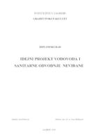 prikaz prve stranice dokumenta Idejni projekt vodovoda i sanitarne odvodnje Neviđane