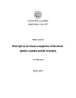 prikaz prve stranice dokumenta Materijali za povećanje energetske učinkovitosti zgrada s aspekta zaštite od požara