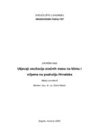 prikaz prve stranice dokumenta Utjecaji oscilacija zračnih masa na klimu i vrijeme na području Hrvatske