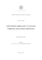 prikaz prve stranice dokumenta Kartonska ambalaža i utjecajni čimbenici ekološke održivosti