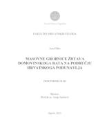 prikaz prve stranice dokumenta MASOVNE GROBNICE ŽRTAVA DOMOVINSKOGA RATA NA PODRUČJU HRVATSKOGA PODUNAVLJA