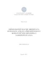 prikaz prve stranice dokumenta Odnos konzumacije sredstava ovisnosti, stilova privrženosti u romantičnim odnosima i samopoštovanja