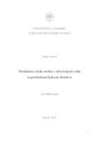 prikaz prve stranice dokumenta Struktura rada osoba s oštećenjem vida u postindustrijskom društvu