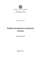 prikaz prve stranice dokumenta Politička komunikacija na društvenim mrežama