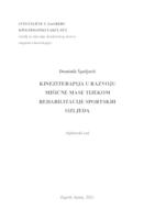 prikaz prve stranice dokumenta KINEZITERAPIJA U RAZVOJU MIŠIĆNE MASE TIJEKOM REHABILITACIJE SPORTSKIH OZLJEDA