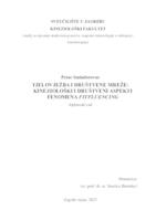 prikaz prve stranice dokumenta Tjelovježba i društvene mreže: kineziološki i društveni aspekti fenomena fitfluencing