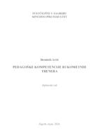 prikaz prve stranice dokumenta Pedagoške kompetencije rukometnih trenera