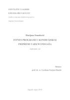 prikaz prve stranice dokumenta Fitnes programi u kondicijskoj pripremi taekwondoaša