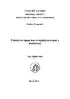 prikaz prve stranice dokumenta Psihološka njega kao terapijski postupak u sestrinstvu