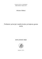 prikaz prve stranice dokumenta Fizikalni principi medicinske primjene gama noža