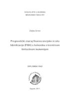 prikaz prve stranice dokumenta Prognostički značaj fluorescencijske in situ hibridizacije (FISH) u bolesnika s kroničnom limfocitnom leukemijom