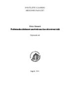 prikaz prve stranice dokumenta Profesionalna izloženost nanočesticama kao zdravstveni rizik