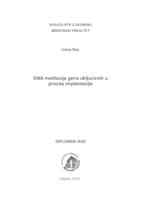 prikaz prve stranice dokumenta DNA metilacija gena uključenih u proces implantacije