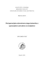 prikaz prve stranice dokumenta Perioperacijska zdravstvena njega bolesnika s operacijskim zahvatom na kralježnici