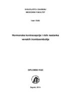 prikaz prve stranice dokumenta Hormonska kontracepcija i rizik nastanka venskih tromboembolija
