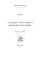 prikaz prve stranice dokumenta Psihološki aspekti onkoloških bolesti kod oboljelih od ratom uzrokovanog posttraumatskog stresnog poremećaja