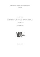 prikaz prve stranice dokumenta Zadarski tanac kao novonastala tradicija