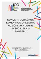 prikaz prve stranice dokumenta Koncert Gudačkog komornog orkestra Muzičke akademije (21. 1. 2022.) - programska knjižica