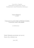 prikaz prve stranice dokumenta Utjecaj procesa proizvodnje na fizikalno-kemijska i senzorska svojstva soka jagode