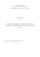 prikaz prve stranice dokumenta Utjecaj ekstrakta moringe (Moringa oleifera) na fermentaciju kozjeg mlijeka