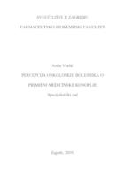 prikaz prve stranice dokumenta Percepcija onkoloških bolesnika o primjeni medicinske konoplje