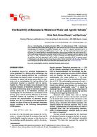 prikaz prve stranice dokumenta The reactivity of benzoates in mixtures of water and aprotic solvents