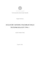 prikaz prve stranice dokumenta N-glikom i genom u razumijevanju šećerne bolesti tipa 1