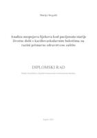 prikaz prve stranice dokumenta Analiza nuspojava lijekova kod pacijenata starije životne dobi s kardiovaskularnim bolestima na razini primarne zdravstvene zaštite